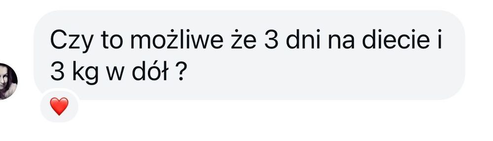 Opinia klientki o jadłospisie